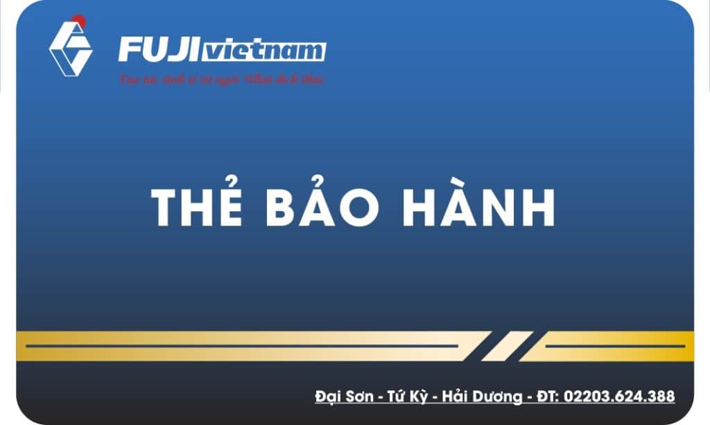 Thẻ Bảo hành Ngói Fuji Việt NAm